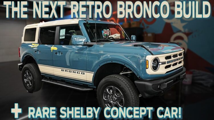 4-Door RETRO Ford Bronco build, RARE Shelby Concept Car, and Raptor build updates!